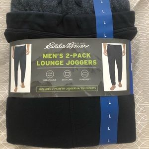 Eddie Bauer Men’s Jogger, 2-pack , NWT, Size L